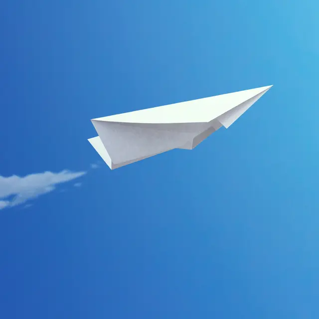 Avion en papier