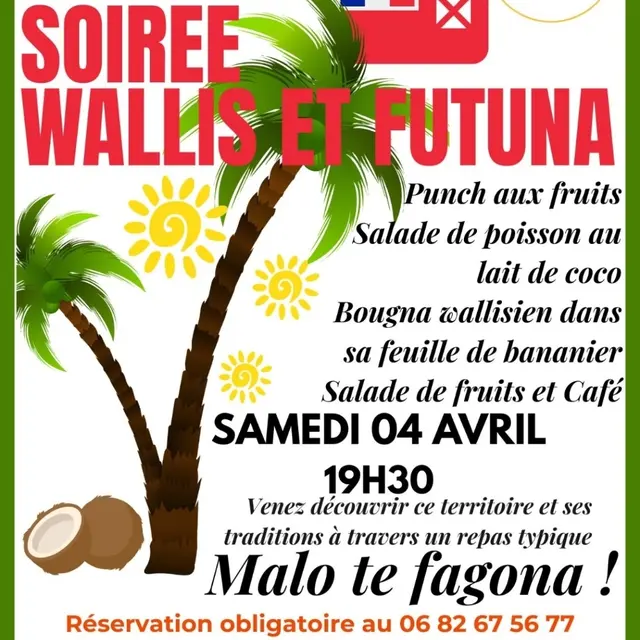 Soirée repas thématique Wallis et Futuna_Rossillon