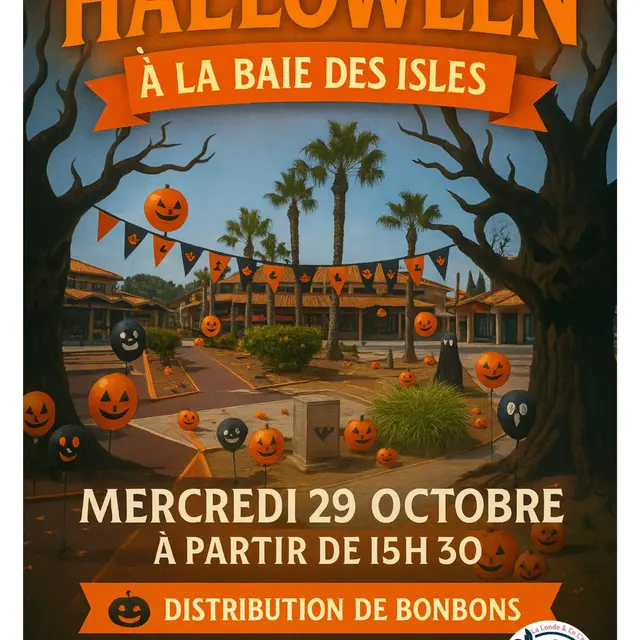 Animation Halloween par les commerçants du Forum de la Baie des Isles_La Londe-les-Maures