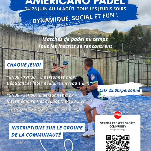 Americano Padel_Val de Bagnes