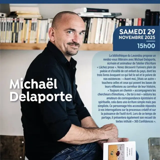 Rendez-vous littéraire avec Michaël Delaporte_Le Lavandou