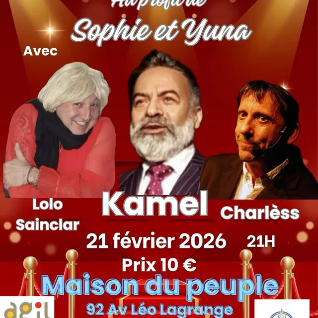 Spectacle d'humour : au profit de Sophie et Yuna_Gardanne
