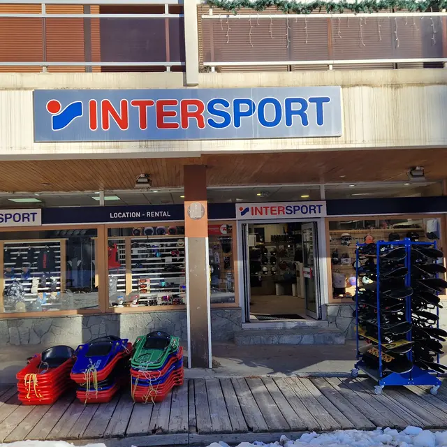 intersport pied pistes étendard