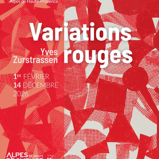 Exposition VARIATIONS ROUGES de Yves Zurstrassen_Mane