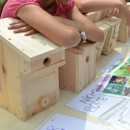 Atelier fabrication nichoir_Les Saisies
