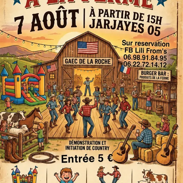 Soirée country a la ferme
