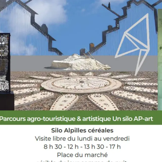 Parcours agro-touristique & artistique Un Silo AP-art_Saint-Étienne-du-Grès