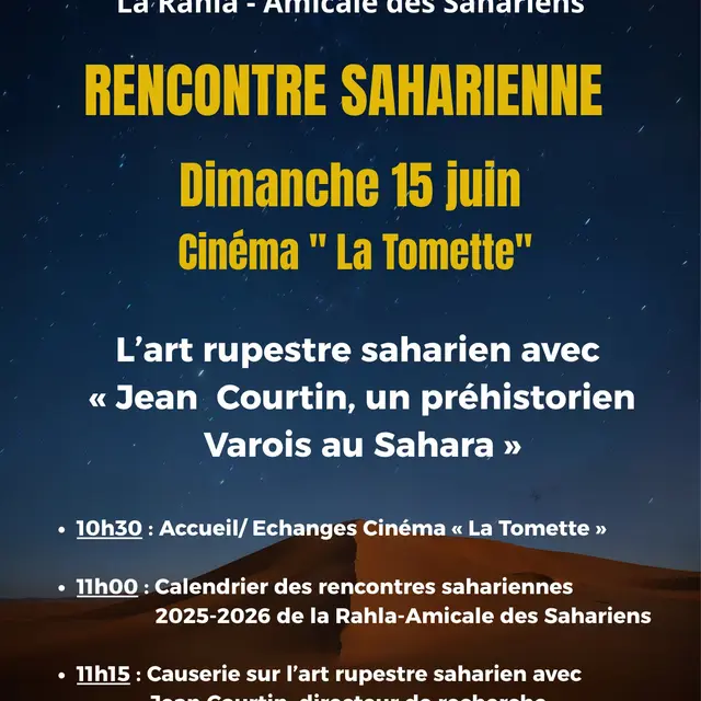 Conférence - Rencontres saharienne_Salernes