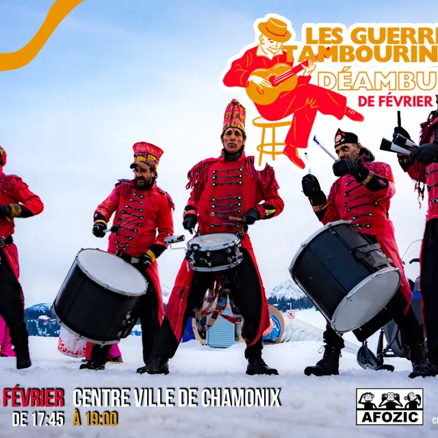 Les Déambul's de Février - « Les Guerriers Tambourinaires »_Chamonix-Mont-Blanc