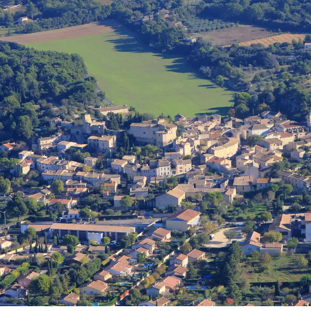 Vue aérienne Lagnes