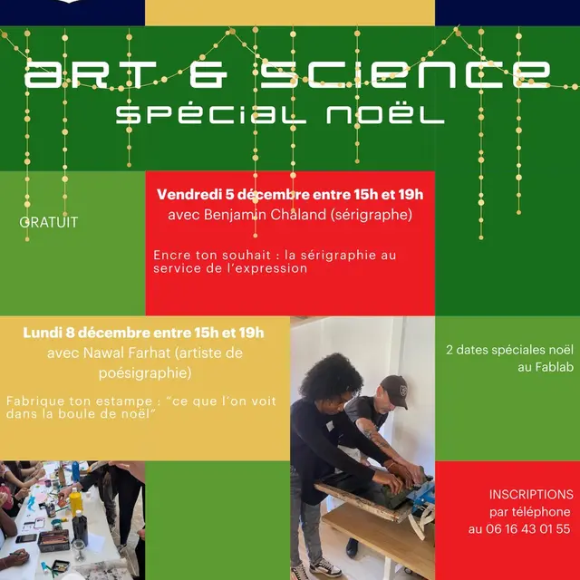 Art & Science Spécial Noël au Fablab_Ollioules