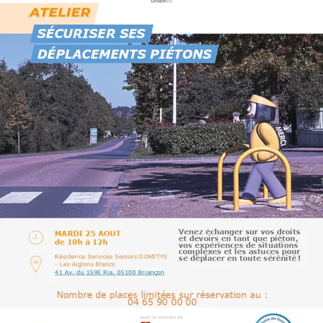 Ateliers mobilité à la Résidence Domitys_Briançon