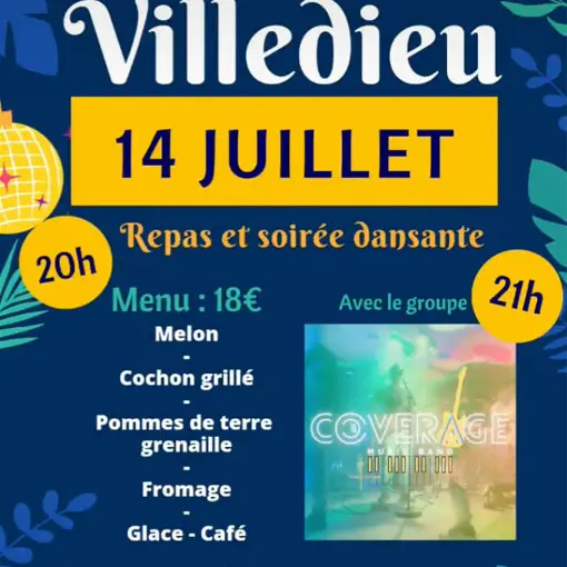 Villedieu fête le 14 juillet