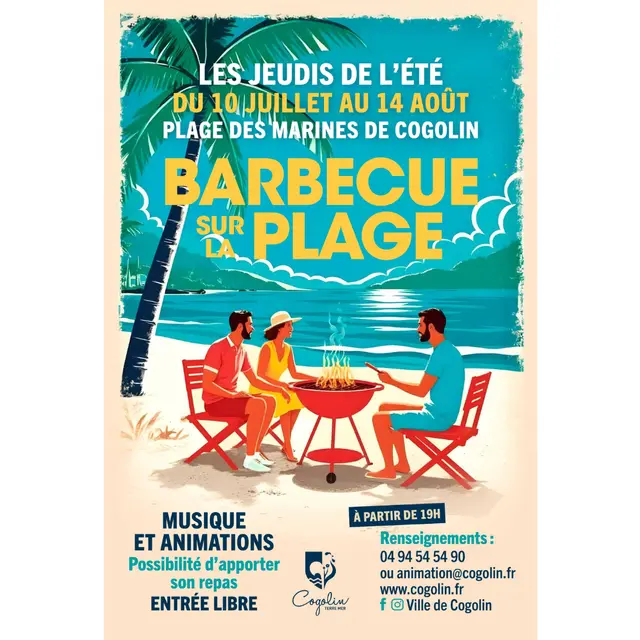 Barbecue sur la plage_Cogolin
