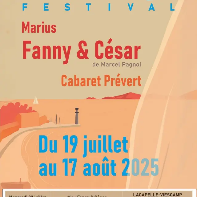 Pièce de théatre : Fanny et César_Lacapelle-Viescamp