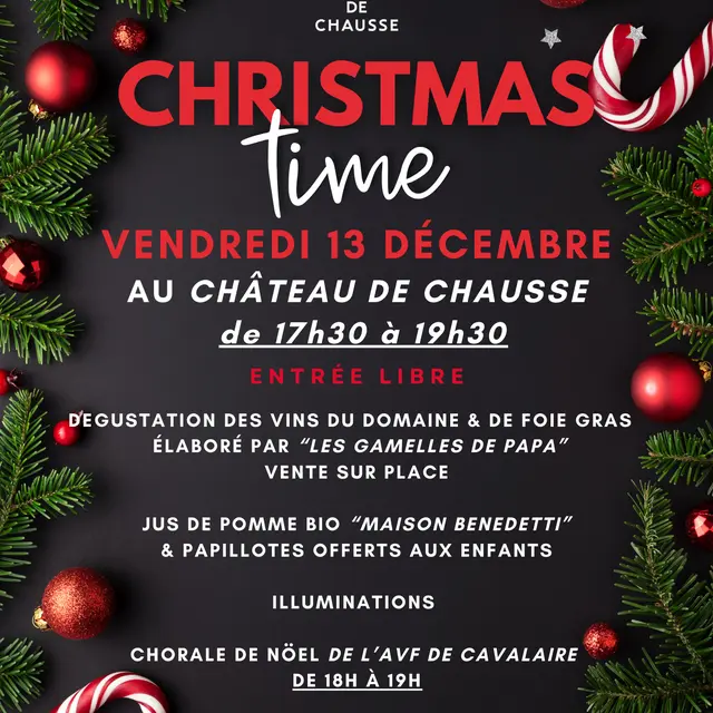 Christmas time au Chateau de Chausse