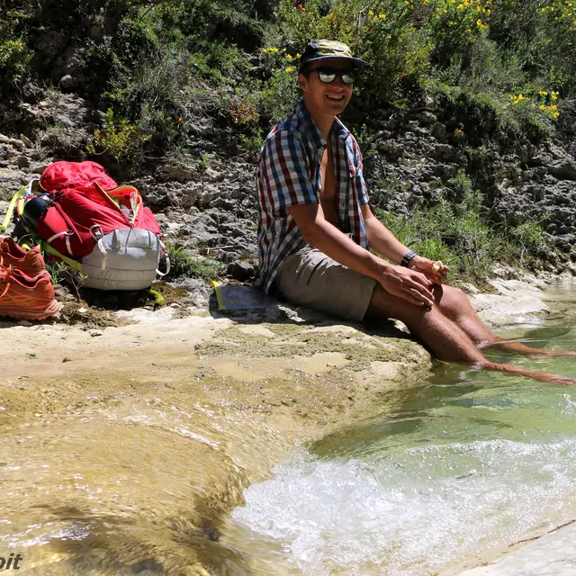 La cascade de la Beaume et la Haute-Beaume
