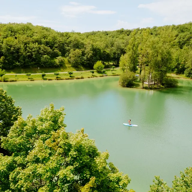 plan d'eau des Chênes Montaigu de Quercy