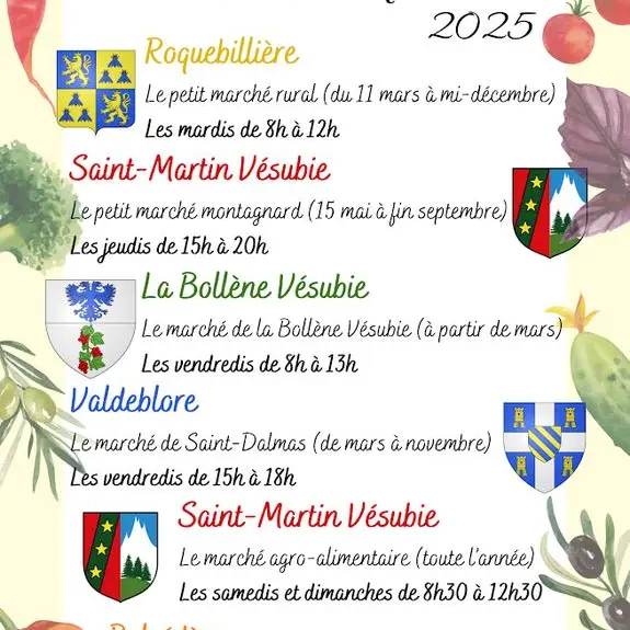 Petit marché_La Bollène-Vésubie