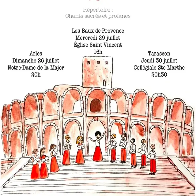Chorale polyphonique : Choeur Sainte Agnès_Les Baux-de-Provence