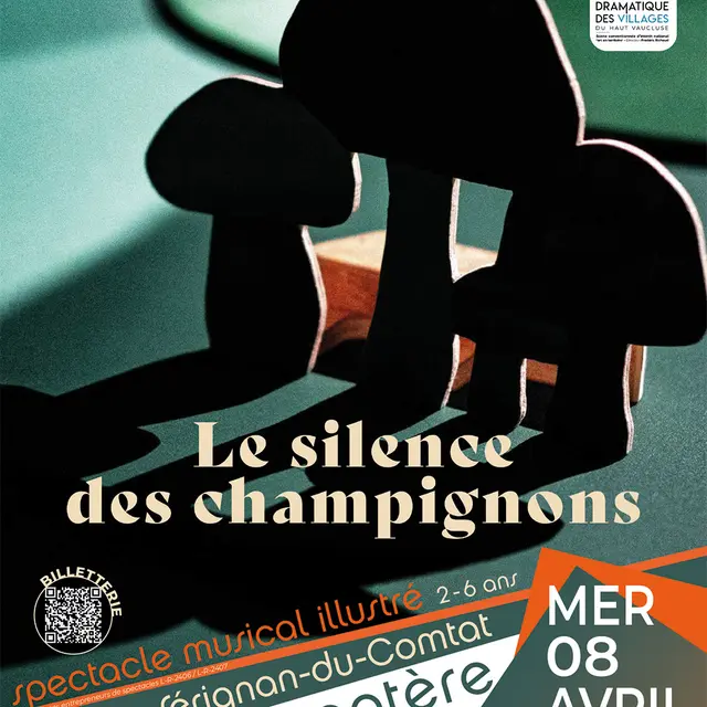 Spectacle musical illustré Le silence des champignons - Naturoptère_Sérignan-du-Comtat