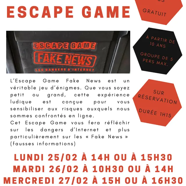 Escape game : Fake news_Saint-Laurent-du-Pont