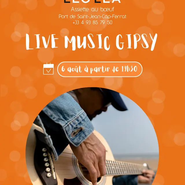 Les soirées du Léo Léa : Les GYPSY Live Music_Saint-Jean-Cap-Ferrat