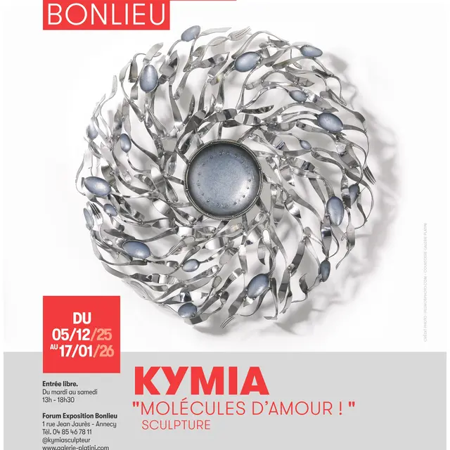Exposition Kymia sculpture Molécules d'Amour !_Annecy