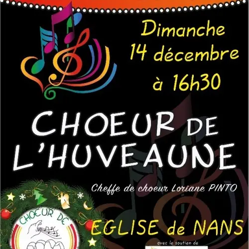 Concert : Choeur de l'Huveaune - Chants de Noël_Nans-les-Pins