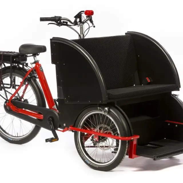 Electric cargo taxi à louer avec Holland Bikes