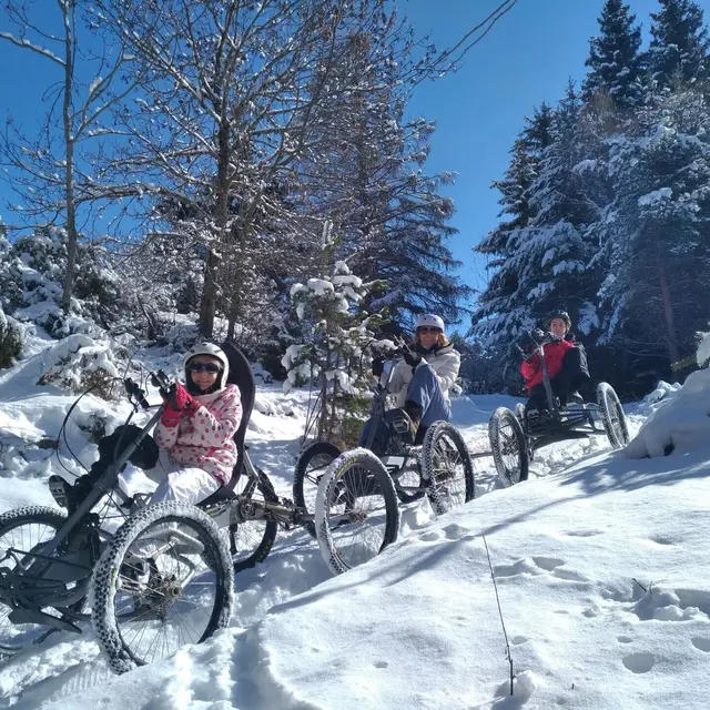 Randonnée Quadbike Découverte Neige - Le Dévoluy_Val Buëch-Méouge