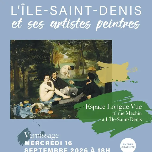 Vernissage de l’exposition L’Île-Saint-Denis et ses artistes peintres_L'Île-Saint-Denis