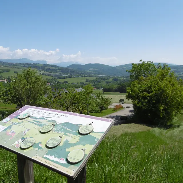 Table de lecture de paysage Jussy Andilly