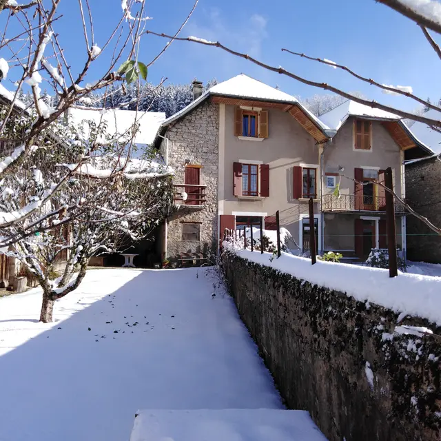 Au confluent sous la neige