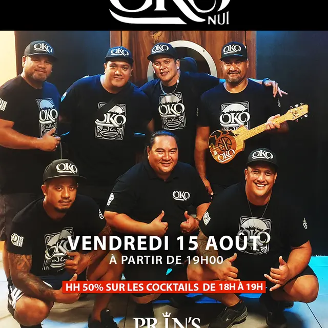 Oko nui en concert - Prin's Bar Tahiti_Punaauia