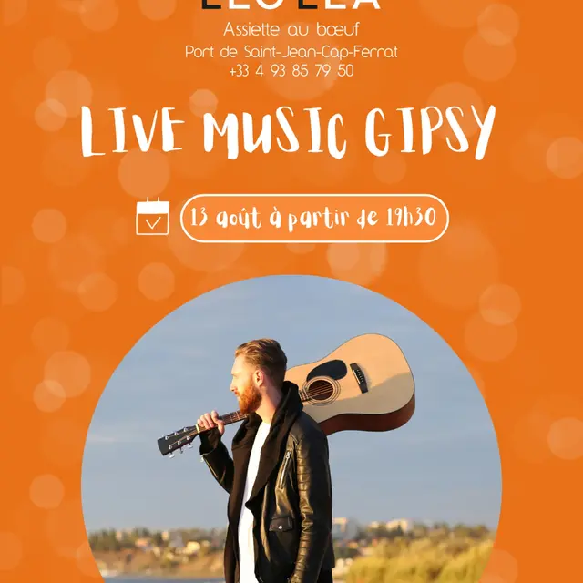 Les soirées du Léo Léa : Les GYPSY Live Music_Saint-Jean-Cap-Ferrat