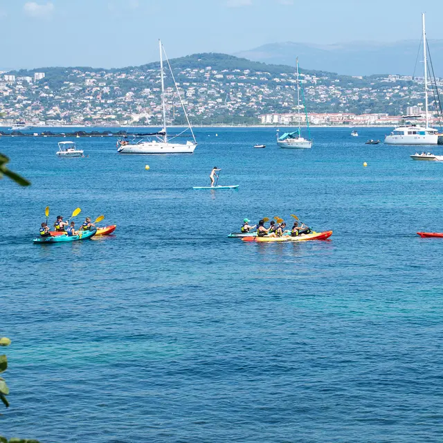 Les randonnées en kayak_Juan-les-Pins