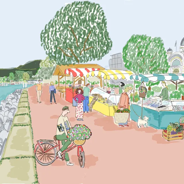 Marché de producteurs_Évian-les-Bains