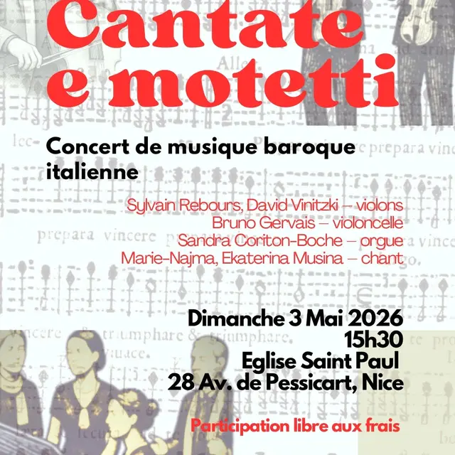 Trésors retrouvés de l'Italie baroque - Concert de musique baroque italienne_Nice