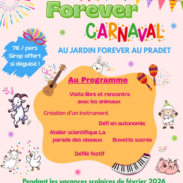 Forever Carnaval au Jardin Forever_Le Pradet