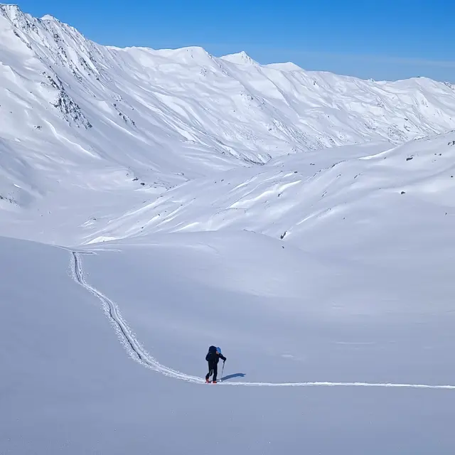 Ski de randonnée avec Alain Tallaron_Val-des-Prés