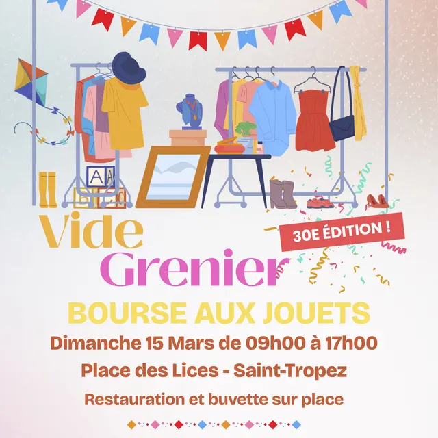 Vide grenier - Bourse aux jouets_Saint-Tropez