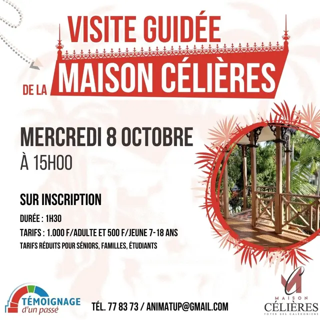 Visite guidée de la maison Célières et ses jardins_Nouméa