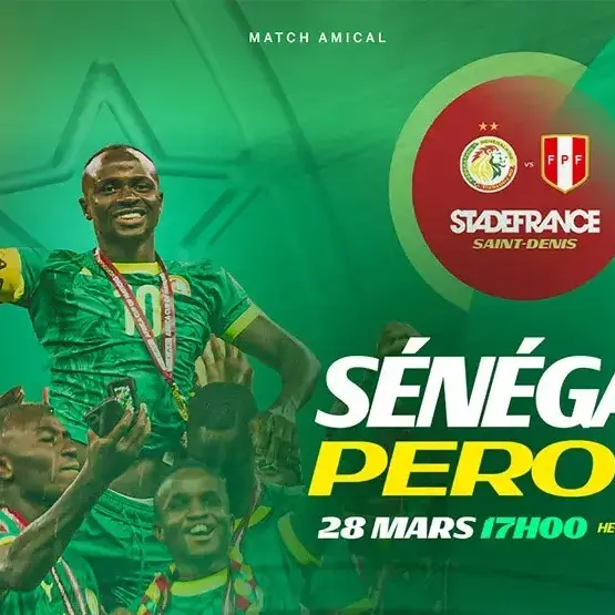 Football - Sénégal / Pérou au Stade de France