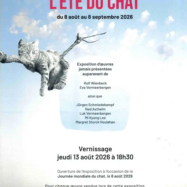 Exposition L'été du chat à la Baume des Pèlerins_Sablet