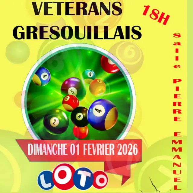 Loto à St. Etienne du Grès - Association Vétérans Grésouillais_Saint-Étienne-du-Grès