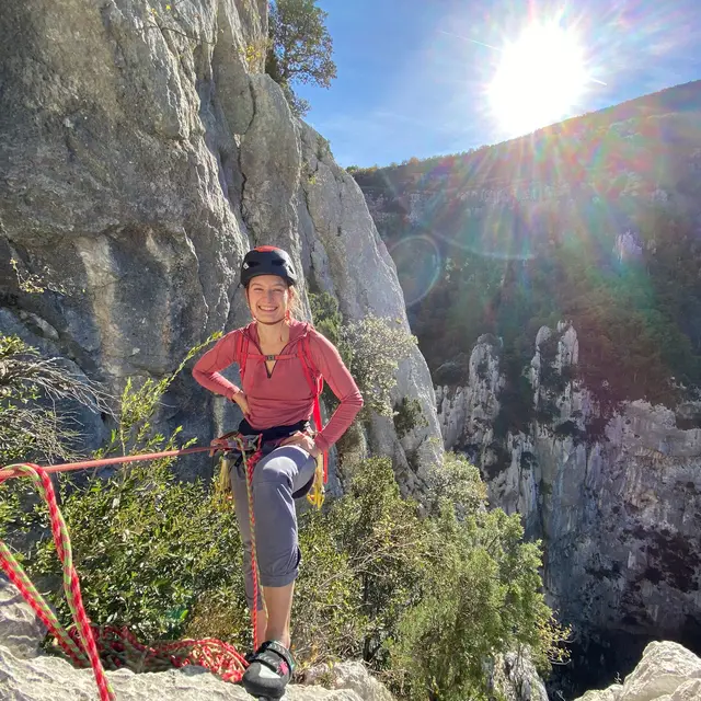 Kira Engle, DE Escalade en Milieux Naturels