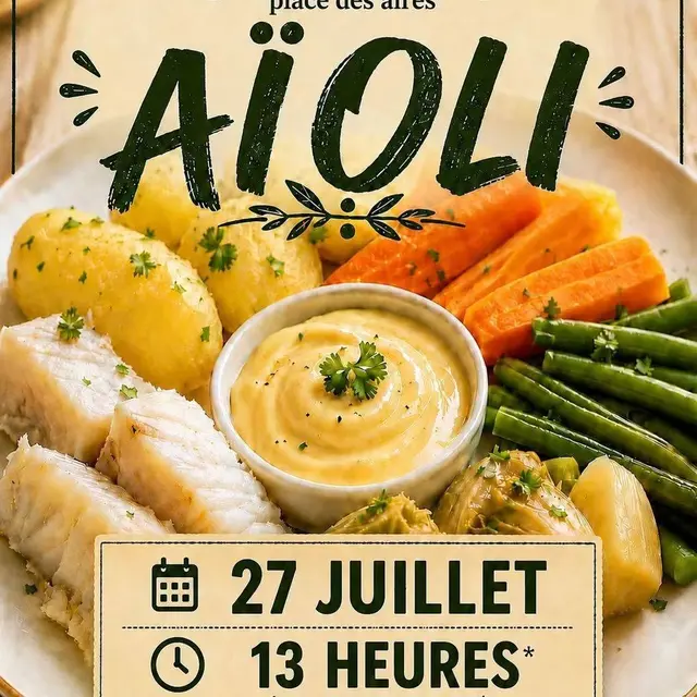 Repas : Aïoli | Fête de la Saint Christophe_Vins-sur-Caramy