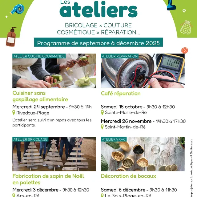 Décoration de bocaux  - Les ateliers CDC_Le Bois-Plage-en-Ré