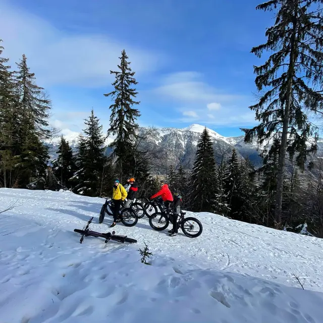 VTT électrique sur neige